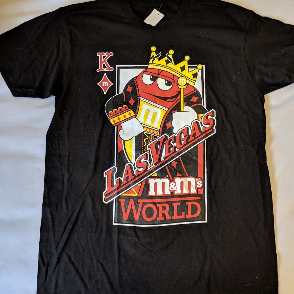 New With Tag Retro Las Vegas M&M's Graphic Tee